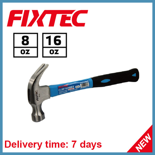 Fixtec American Type 16oz Claw Hammer with Fiber Handle