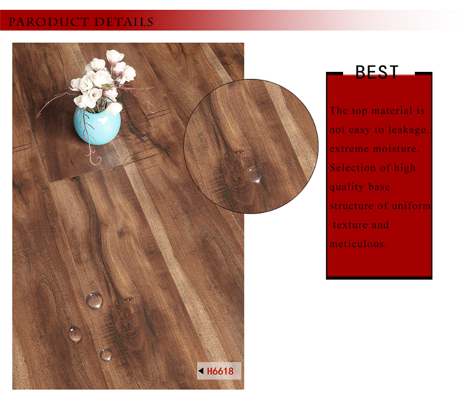 Maple E1 Embossed Hand Scraped Parquet Laminate Laminated Wood Flooring