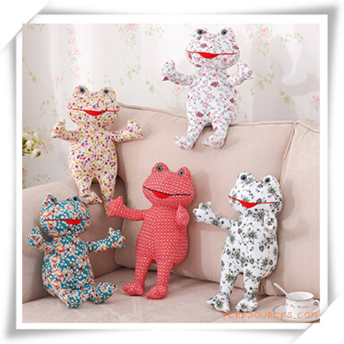 Manual Cotton Fabric Frog Prince Toys for Promotion Gift