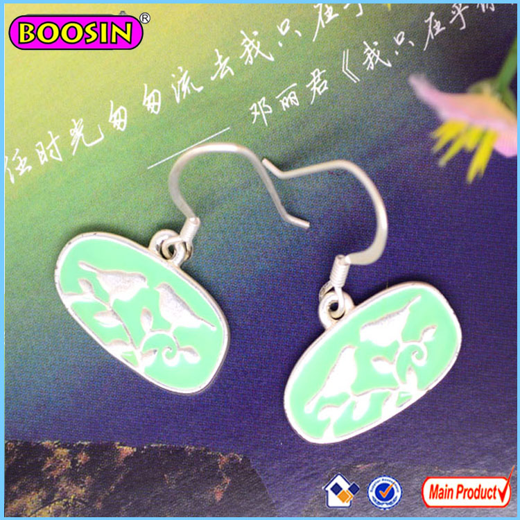 Charm Hanging Alloy Earring Enamel Pendant Earring