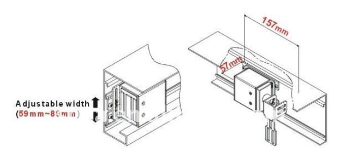 Magnetic Sliding Door Lock