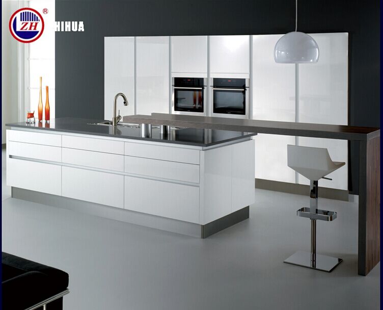 Modern Kitchen Furnitures with Edge Banding (Glossy)