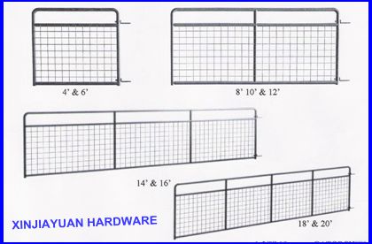 Metal Gate with Welding Wire