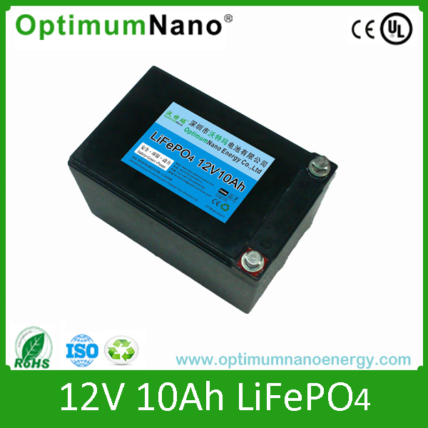 Long Life Cycle 12V 10ah LiFePO4 Battery for UPS