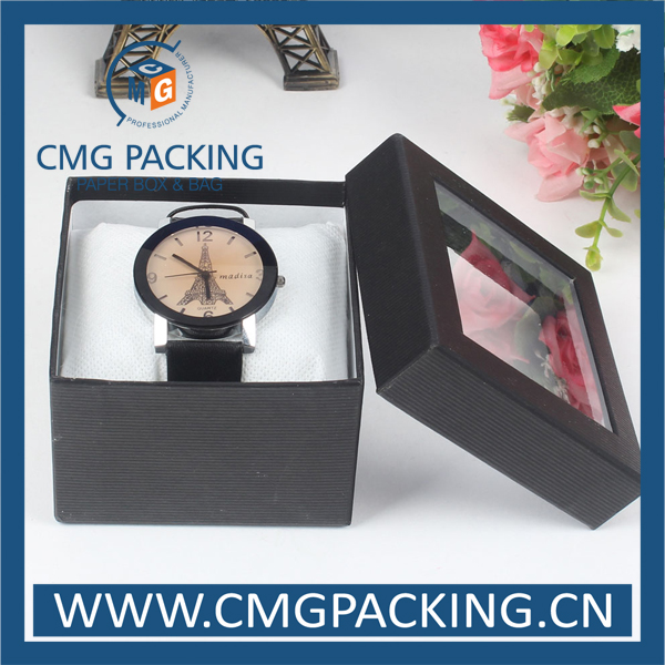 Hard Cardboard Watch Packing Box with Pillow Insert