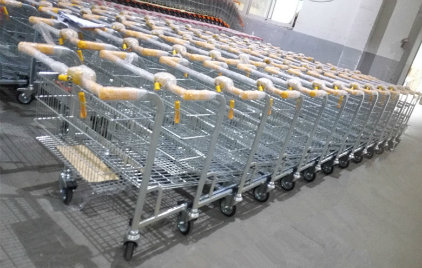 Multifunction Hand Trolley for Heavy-Duty Warehouse with 5 Wheels