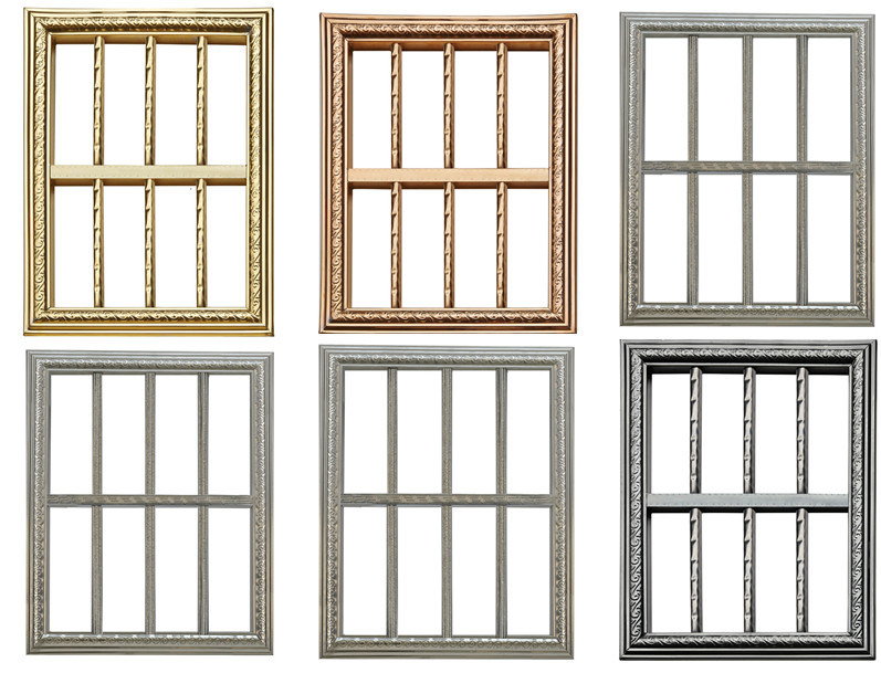 Stainless Steel Fixed Window Grills with Strong Pipes