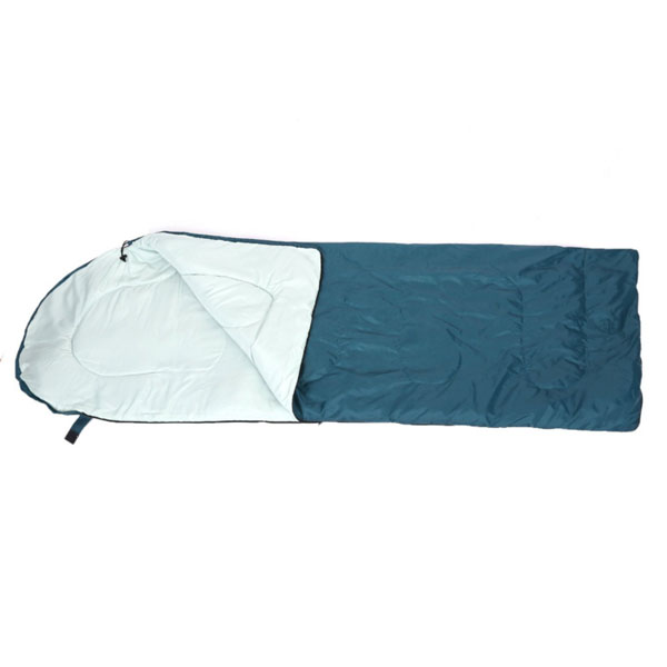 Ultra Lightweight Traveling Hooded Green Hollow Cotton Sleeping Bag