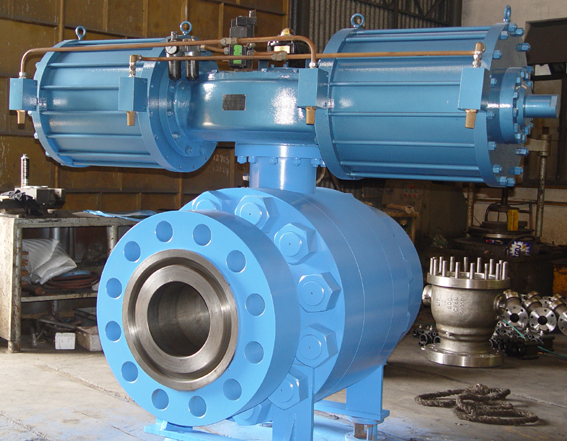 Worm Gear Fully Welded Ball Valve