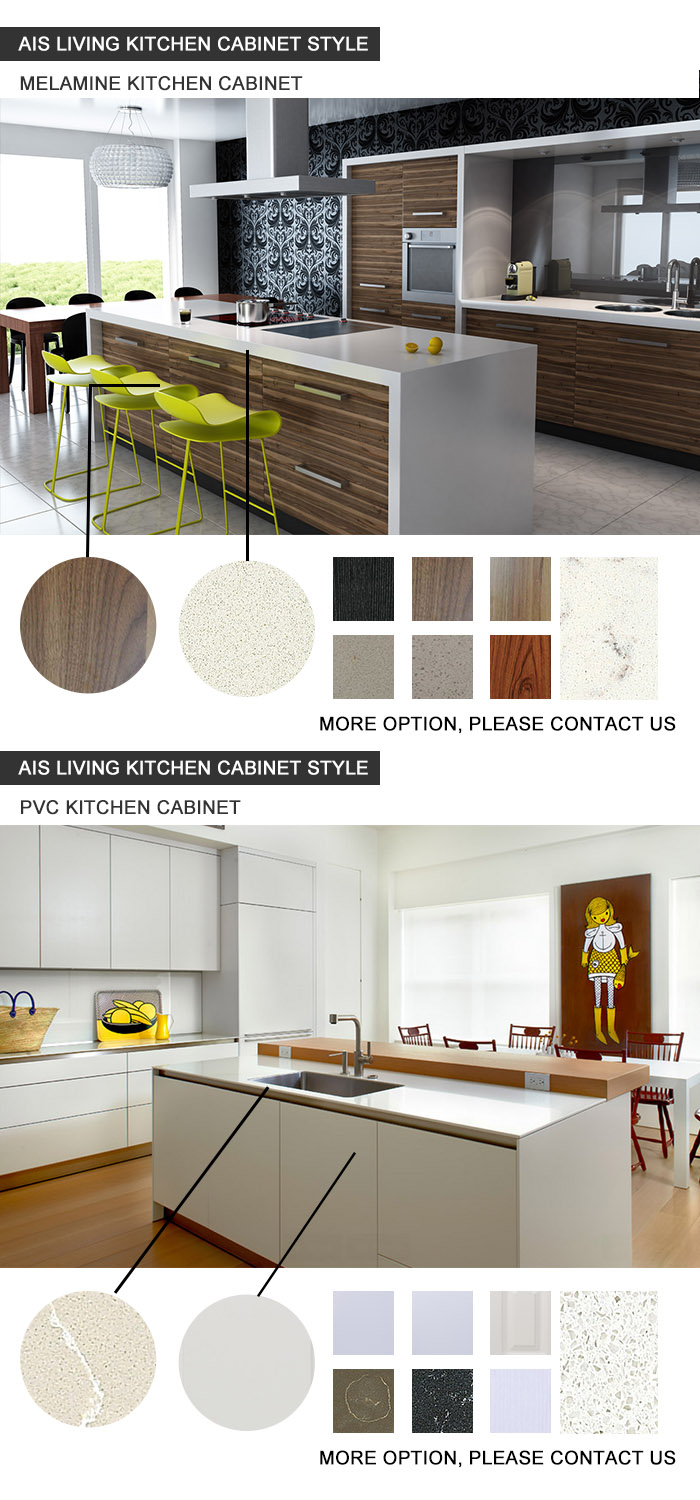 Custom High Gloss Lacquer Kitchen Cabinet Furniture (AIS-K059)