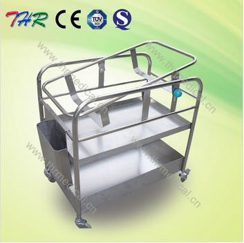 Stainless Steel Bassinet Trolley (THR-RBS1)