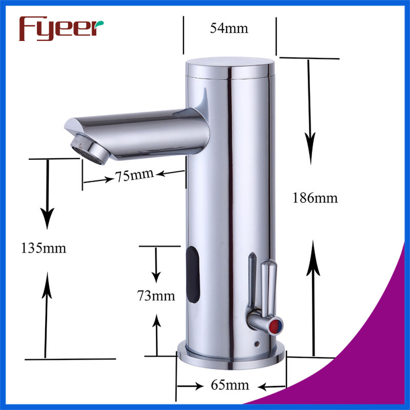 Fyeer Single Handle DC Power Electronic Auotamatic Sensor Faucet