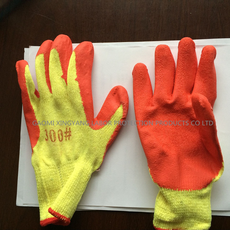 10g T/C Shell Latex Palm Coated Safety Glove