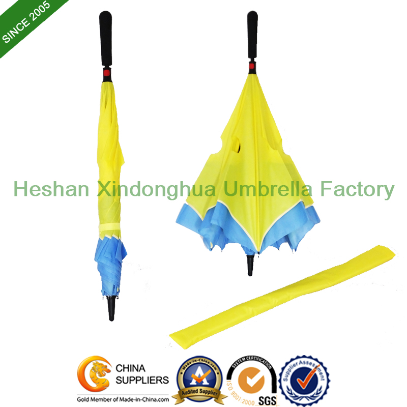 Quality New Items Customized Straight Reverse Inverted Umbrella (SU-0023FI)