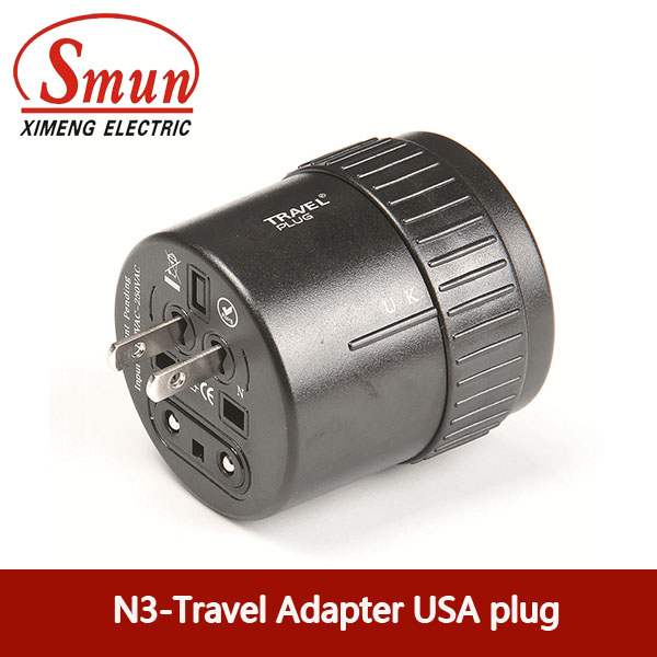 World Travel Adaptor Plug with USB for Valentine's Gifts with Comfortable Touching