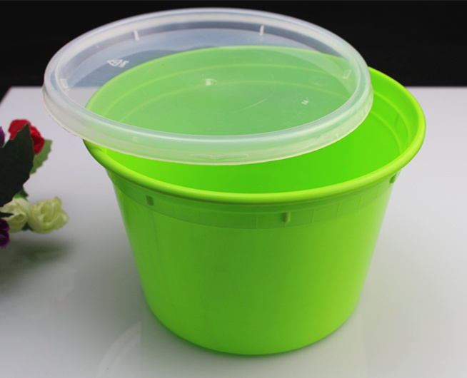 High Quality Green Color Microwave Safe Plastic Disposable Food Container