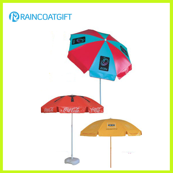 PVC Vinyl Tarpaulin Promotional Garden Parasol Beach Umbrella