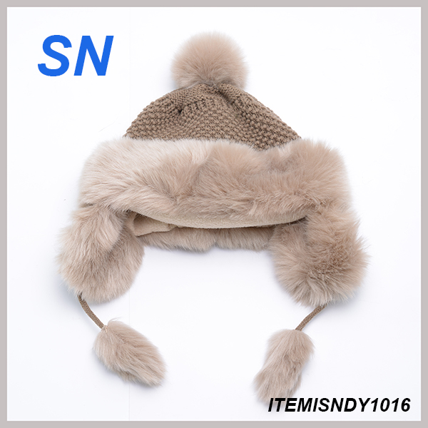 2013 Fashionable Winter Faux Fur Beautiful Cute Hat