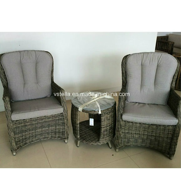 PE Rattan Bistro Garden Chatting Set Leisure Chair