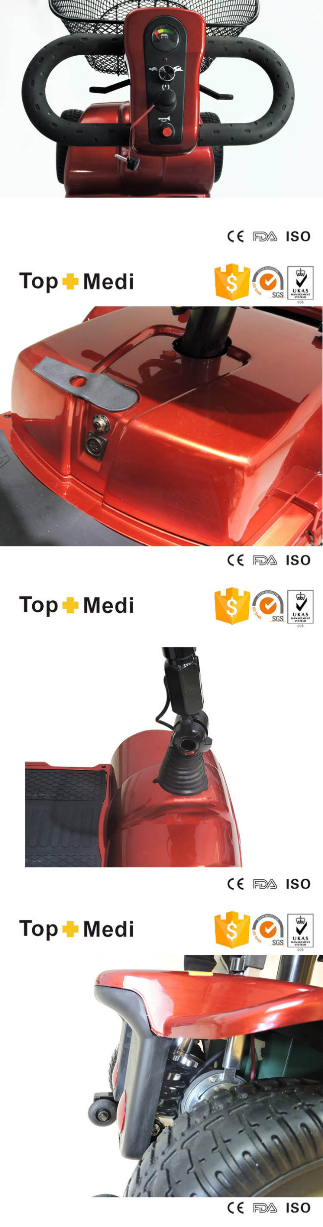 Topmedi Outdoor Electric Motorized Mobility Scooter Prices