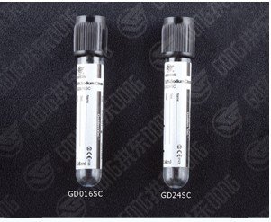 CE and FDA Certificated ESR Vacuum Blood Tube Black Cap