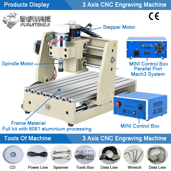 3 Axis CNC Router Machine Wood CNC Milling Machine