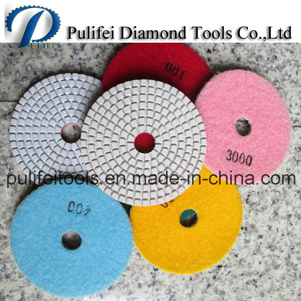 Wet Dry Use Diamond Polishing Pad for Marble Granite Concrete