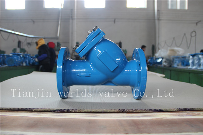 Wcb Y Type Strainer with Ss304 Screen