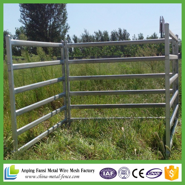 2.1m*1.8m Heavy Duty Cheap Galvanized Portable Cattle Yard Panels