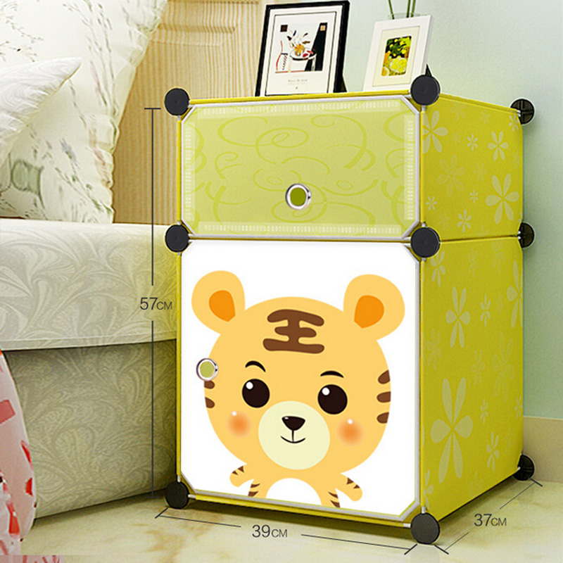 Plastic Simple DIY Storage Cabinets for Children (ZH0021)