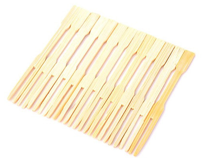 Eco-Friendly Bamboo Fruit Forks with High Quality