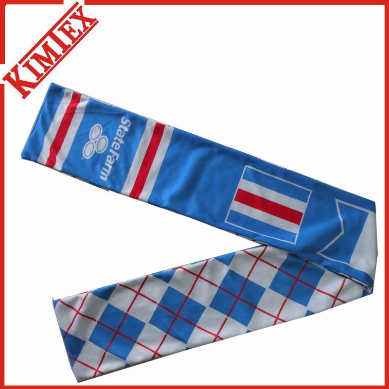 Unisex Fashion Mesh Printing Fleece Scarf for Promotion