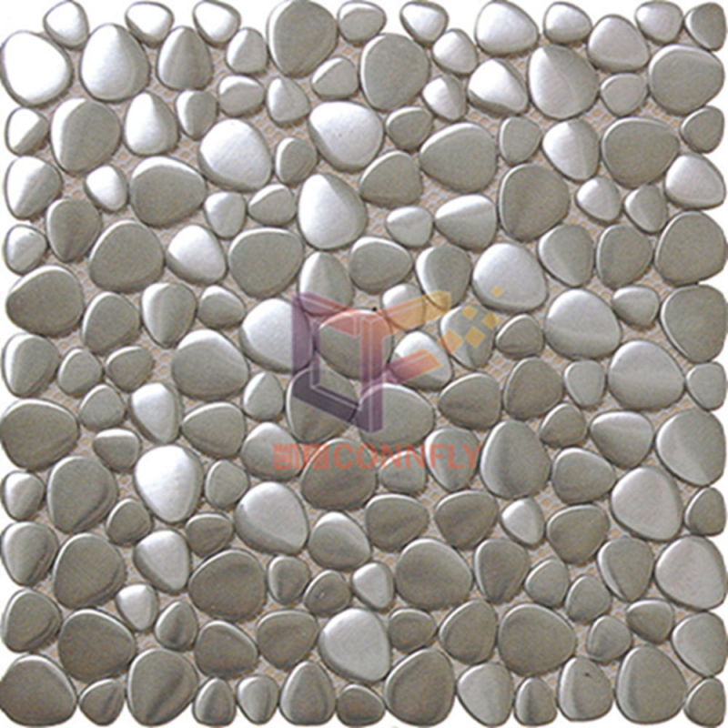 Double Face Round Stainless Steel Mosaic (CFM841)