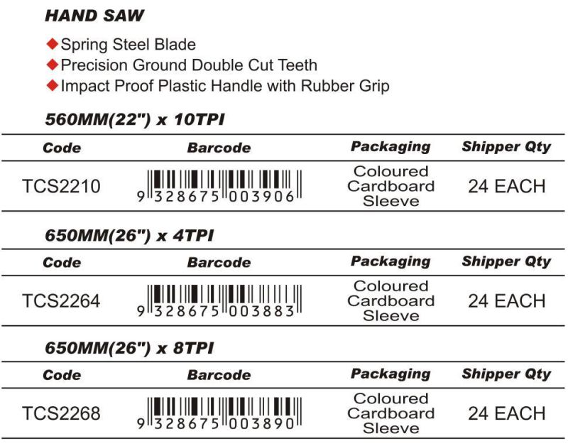 OEM Hand Saw-Woodworking Cutting Hand Tools