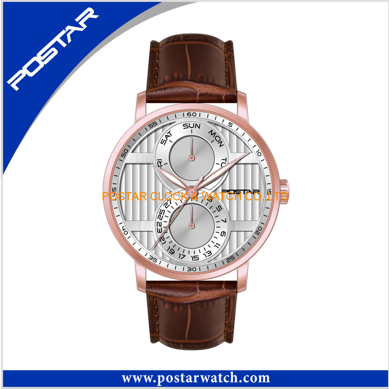 Professional Multifunction Dual Time Swiss Watch Quartz Watch