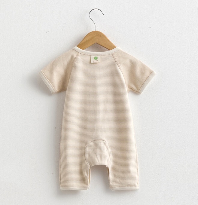 Summer Organic Cotton Baby Romper Infant Clothes