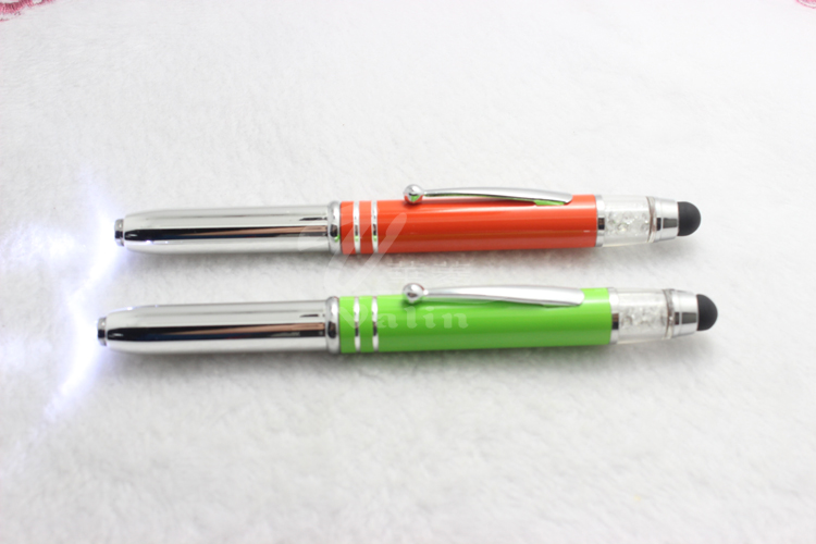 New Design LED Light Pen Touch Pen for Christmas Gift