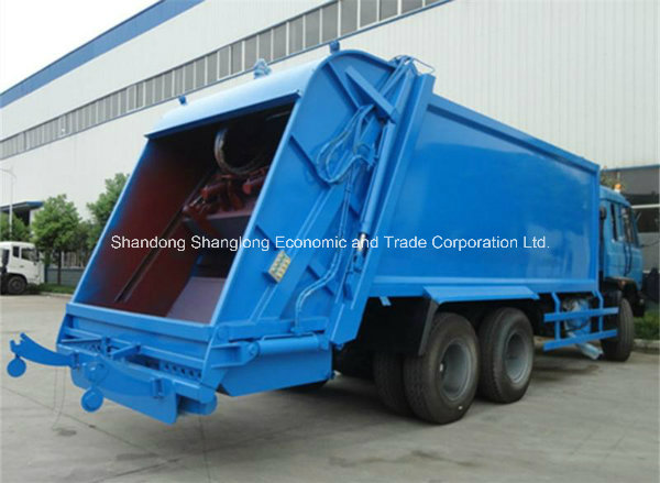 6*4 Dongfeng Compression Garbage Truck with 18cbm Capacity