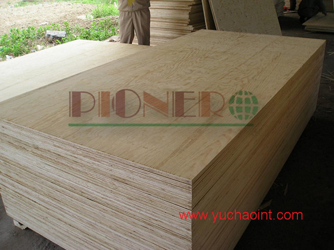 CDX Grade Pine Plywood for Packing 12mm