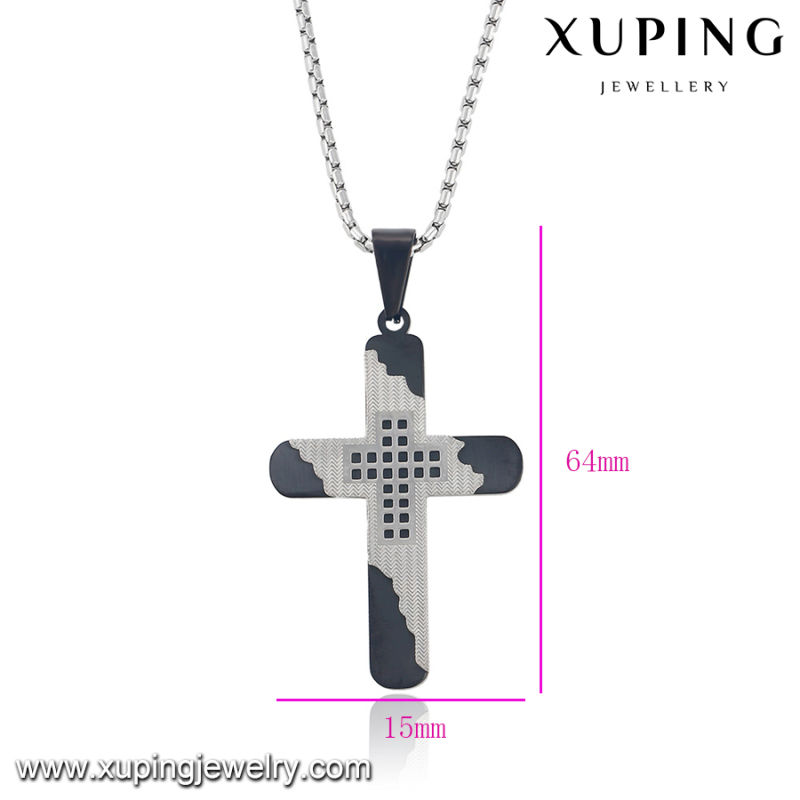 32722 Fashion Religion Series Cool Cross Stainless Steel Jewelry Chain Pendant