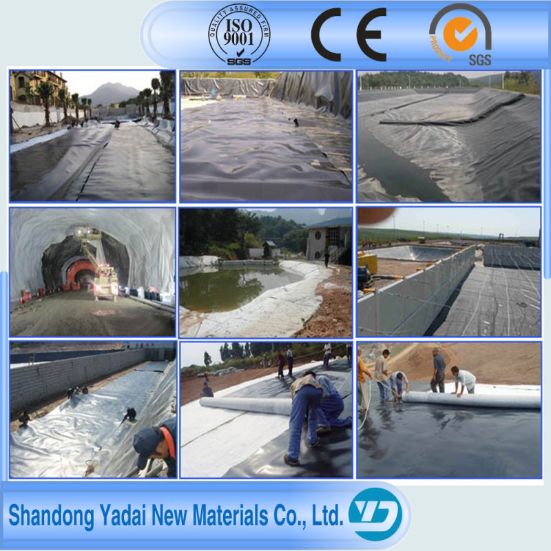 HDPE Geomembrane, Waterproof Black HDPE Sheet for Pond Liner