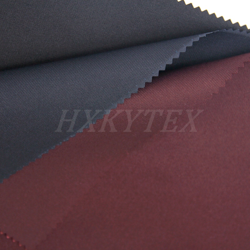 Lustre Fiber with Spandex Polyester Fabric for Casual Jacket