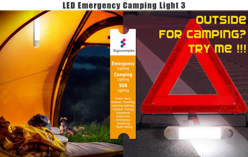 Camping LED Emergency Light Bar, LED Rechargeable Emergency Light with Ce RoHS