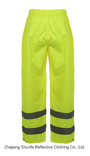 Eniso 20471 PU Reflective Tape Oxford Waterproof Safety Rain Pants