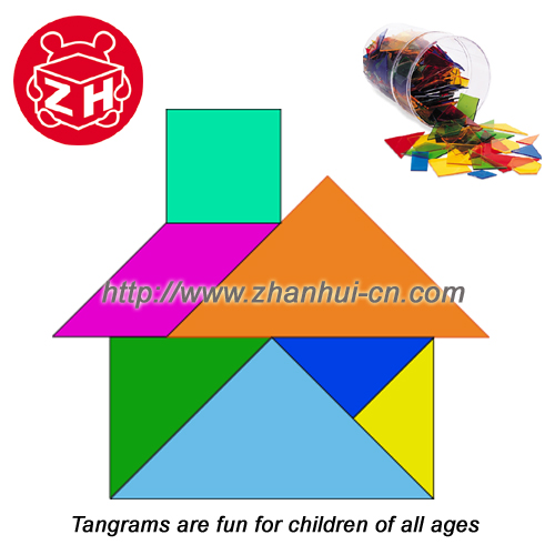 Plastic Educational Tangram for Child Toy