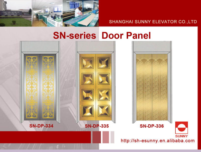 Stainless Steel Etching Door Panel for Elevator (SN-DP-304)