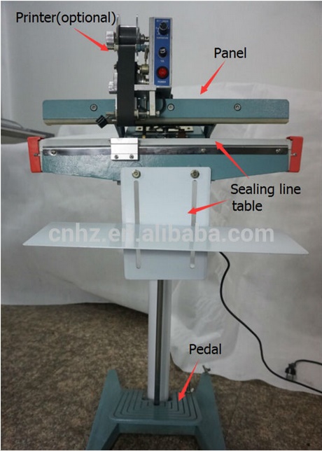 Pedal Impulse Sealing Machine for Plastic Bag