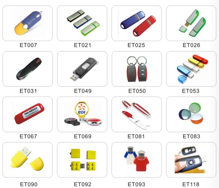 USB Flash Drive Wit Keyring and Slide-out USB Connector