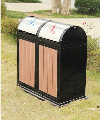 2014 High Quanlity Cheap Outdoor Environment WPC Trash Bin