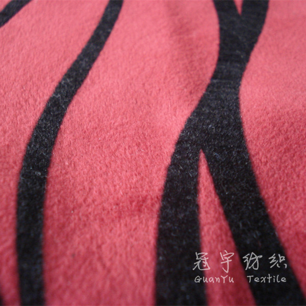 Short Pile Velvet Fabric for Sofa